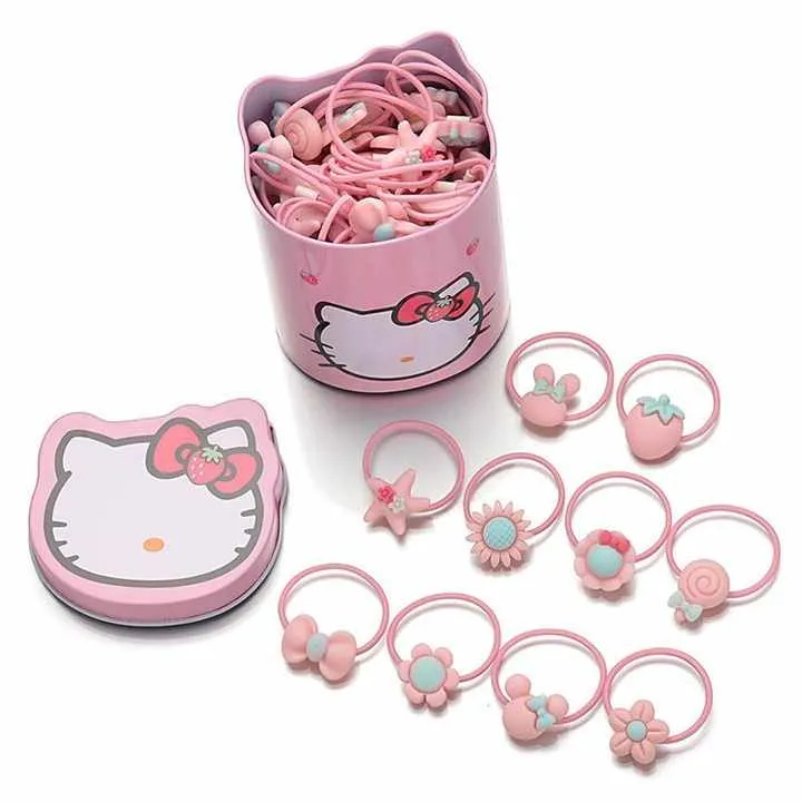 صندوق ربطات شعر -Box Baby Girls Rubber Hair