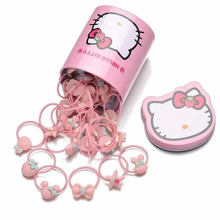 صندوق ربطات شعر -Box Baby Girls Rubber Hair
