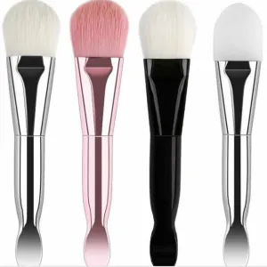 فرشاة مكياج فردية مع مقبض سيليكون  Single Makeup Brush with Comfortable