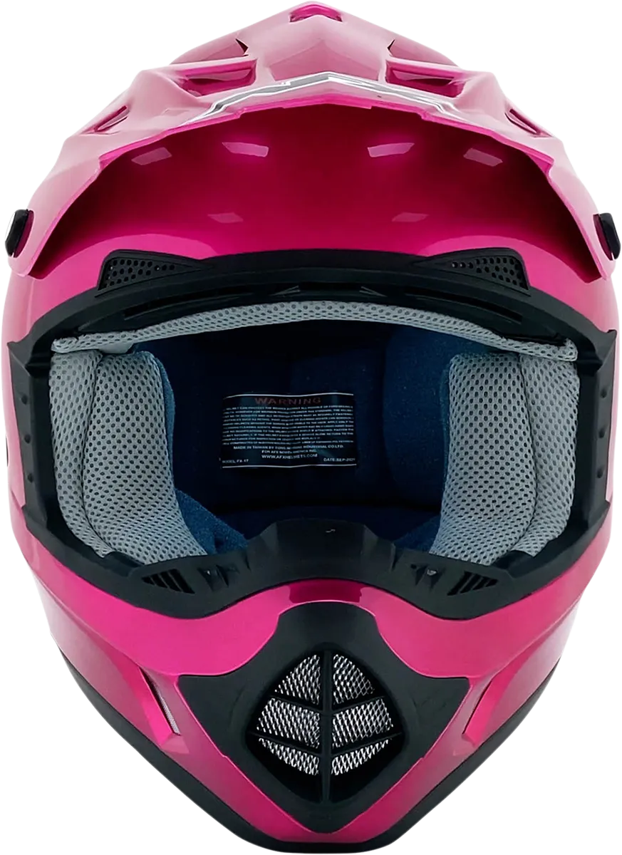 AFX FX-17Y Helmet - Fuchsia - Medium 0111-0947