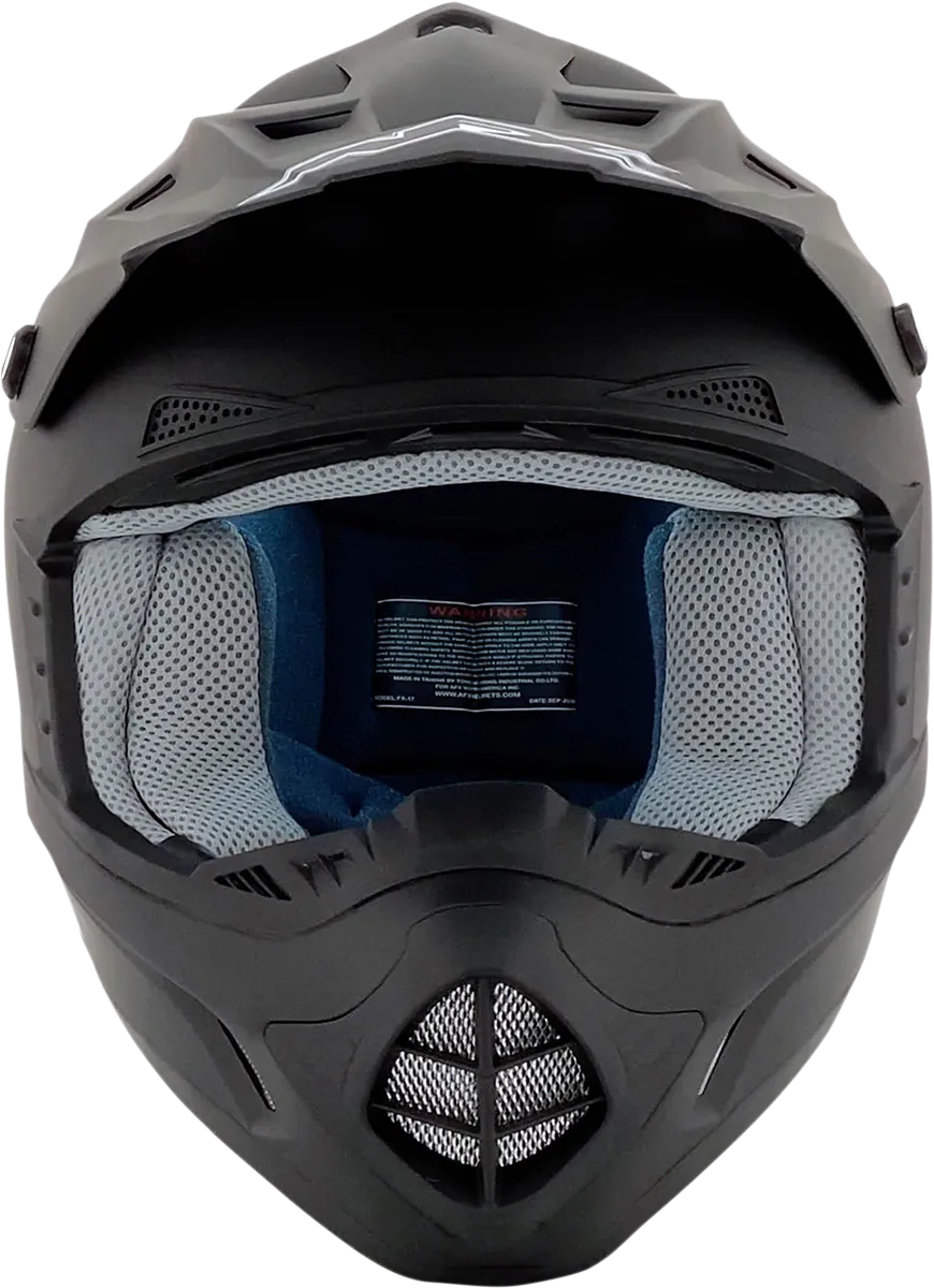 AFX FX-17Y Helmet - Matte Black - Large 0111-0547