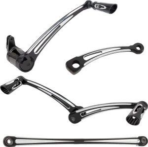 ARLEN NESS Deep Cut Foot Control Kit w/ Heel/Toe Shifter - Black 420-106