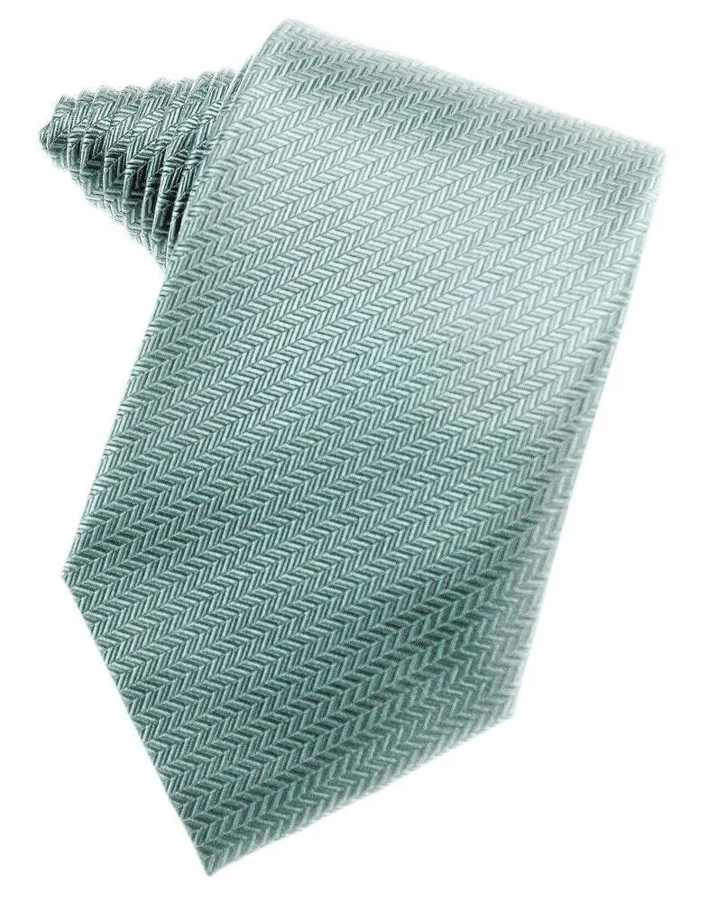 Banana Herringbone Necktie