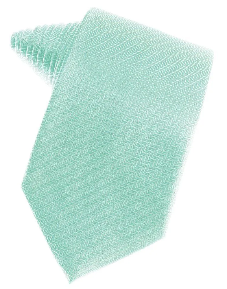 Banana Herringbone Necktie