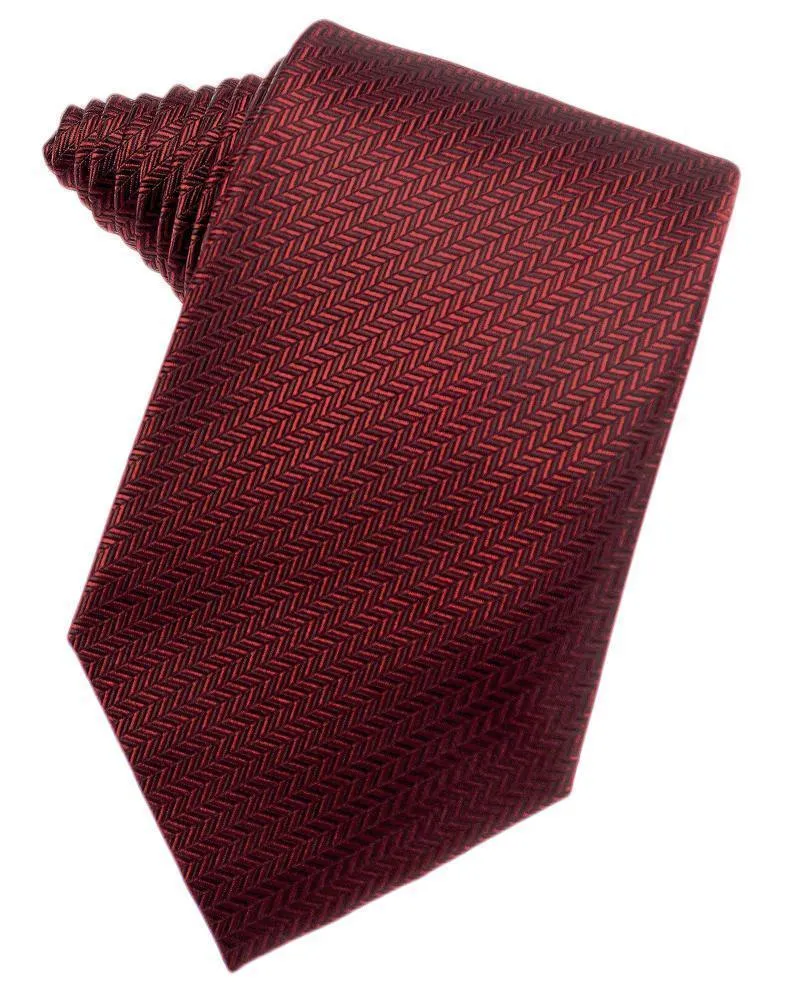 Banana Herringbone Necktie