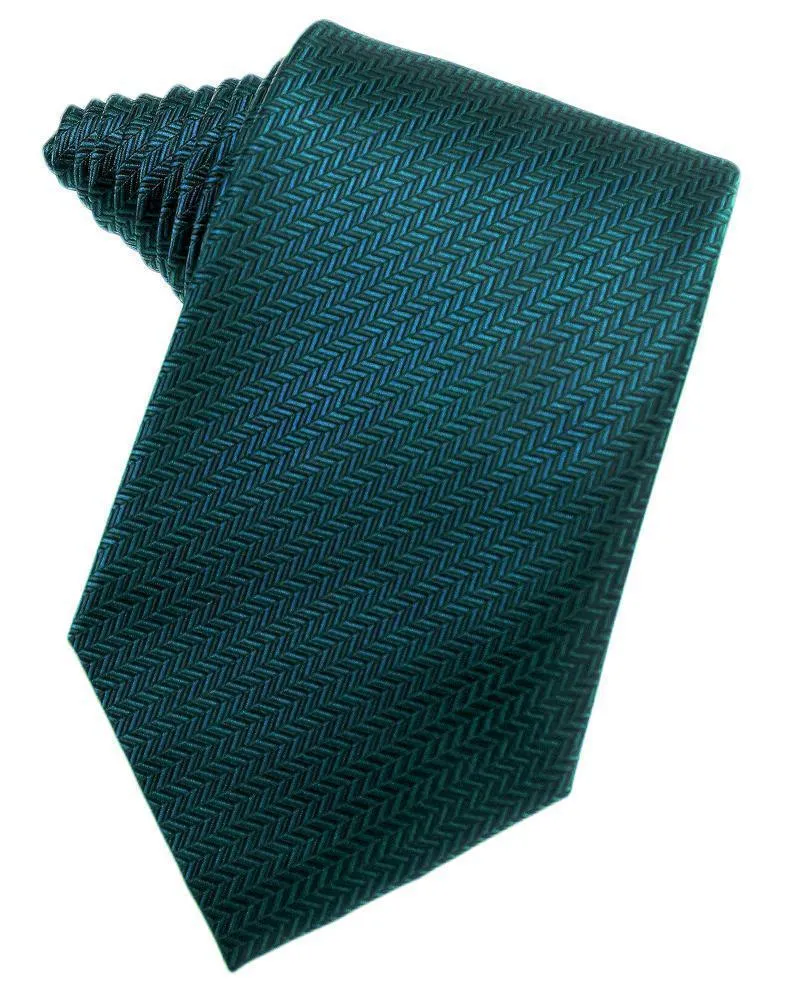 Banana Herringbone Necktie