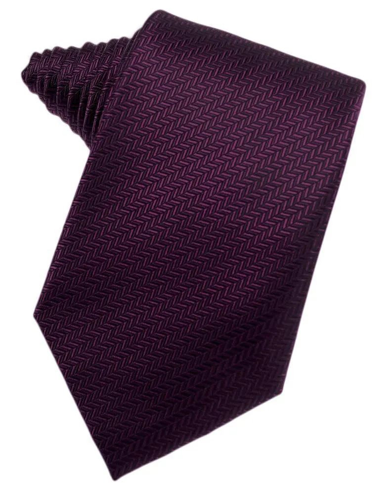 Banana Herringbone Necktie
