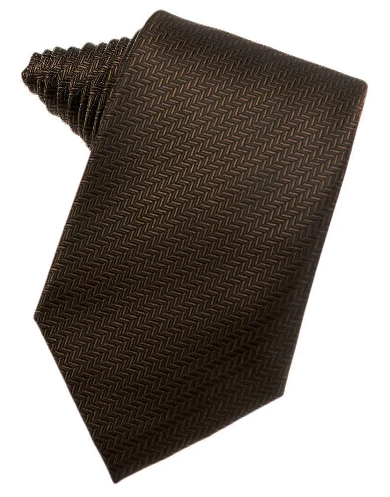Banana Herringbone Necktie
