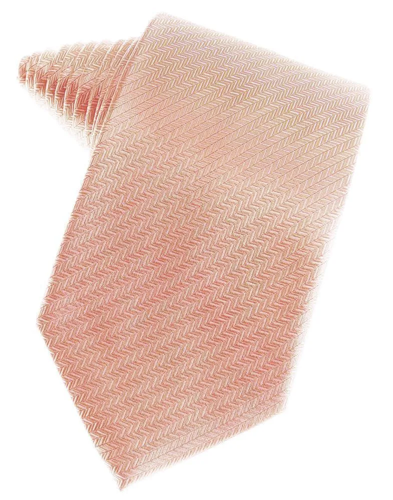 Banana Herringbone Necktie