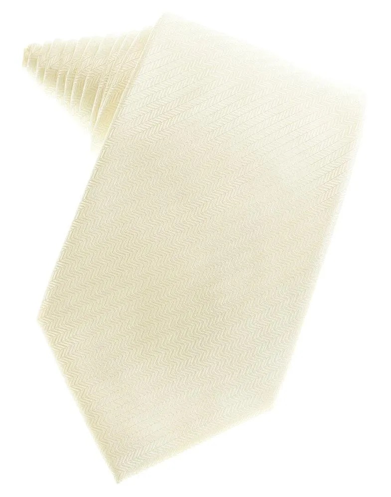 Banana Herringbone Necktie