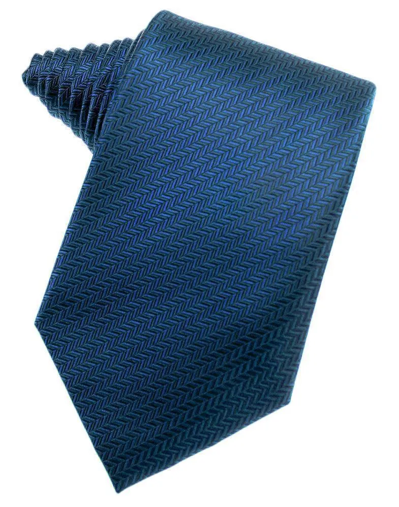 Banana Herringbone Necktie