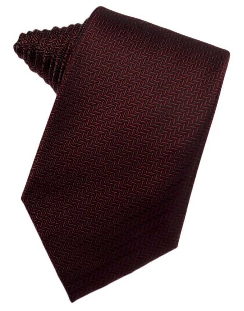 Banana Herringbone Necktie