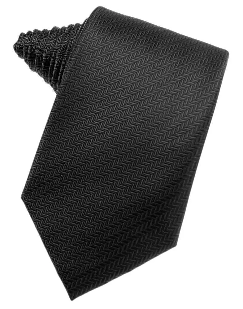 Banana Herringbone Necktie