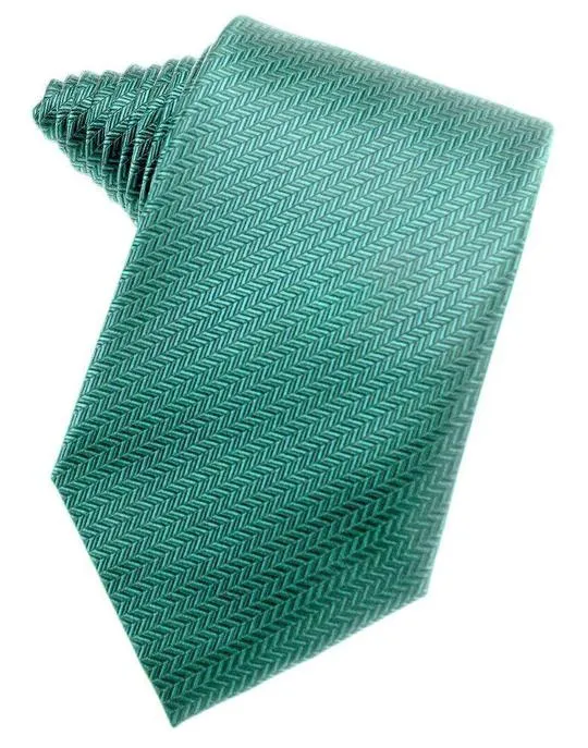Banana Herringbone Necktie