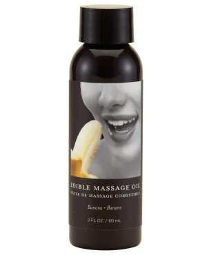 Earthly Body Edible Massage Oil - 2 Oz