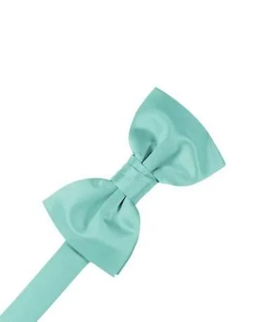 Lapis Luxury Satin Bow Ties