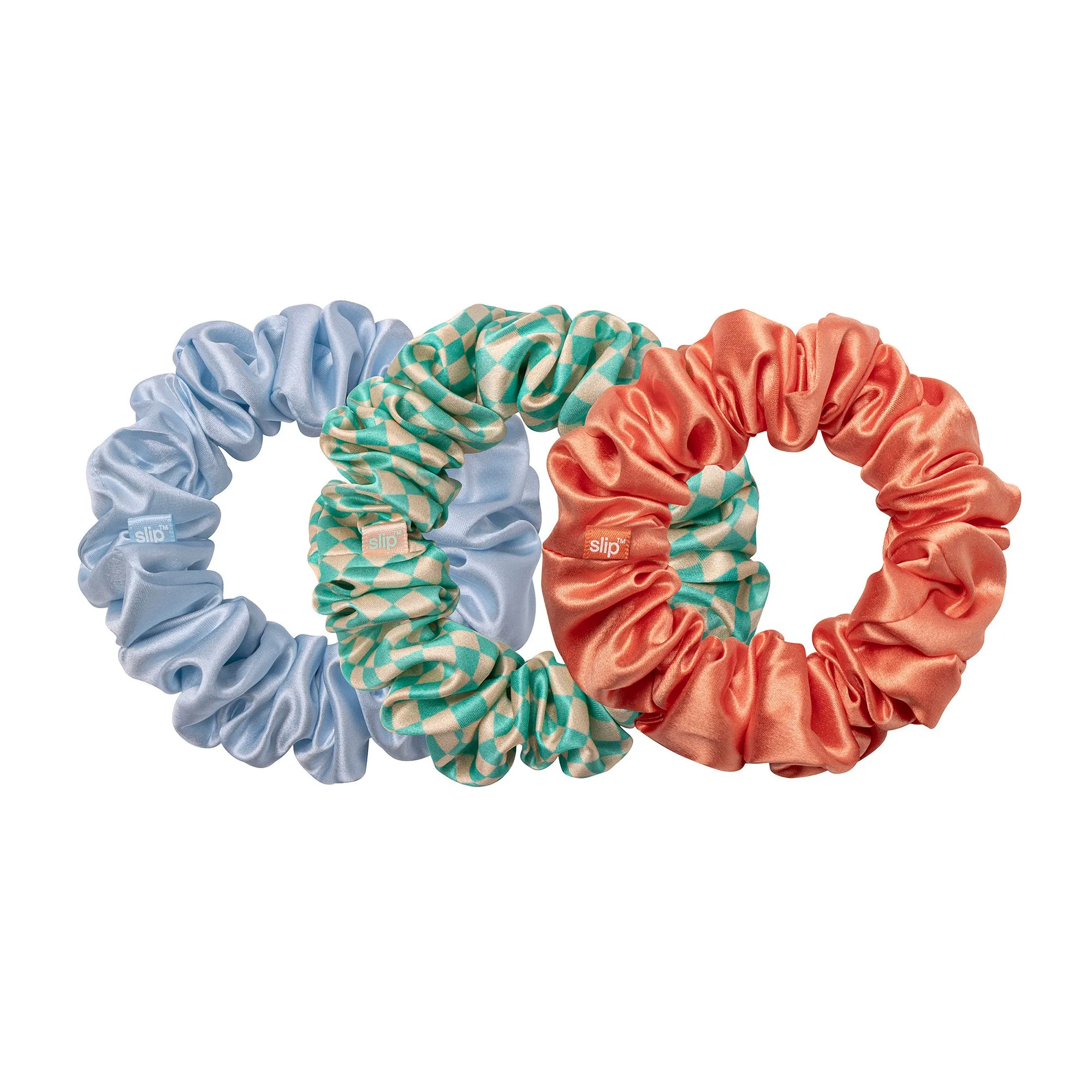 Large Scrunchies Set Of 3 Sea Mist