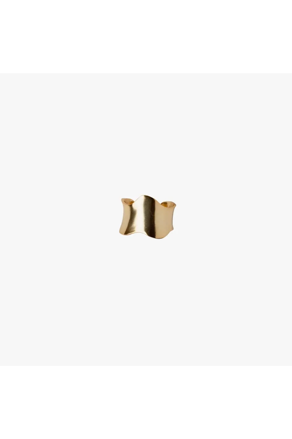 Mini Rollercoaster Ring - Gold Tone