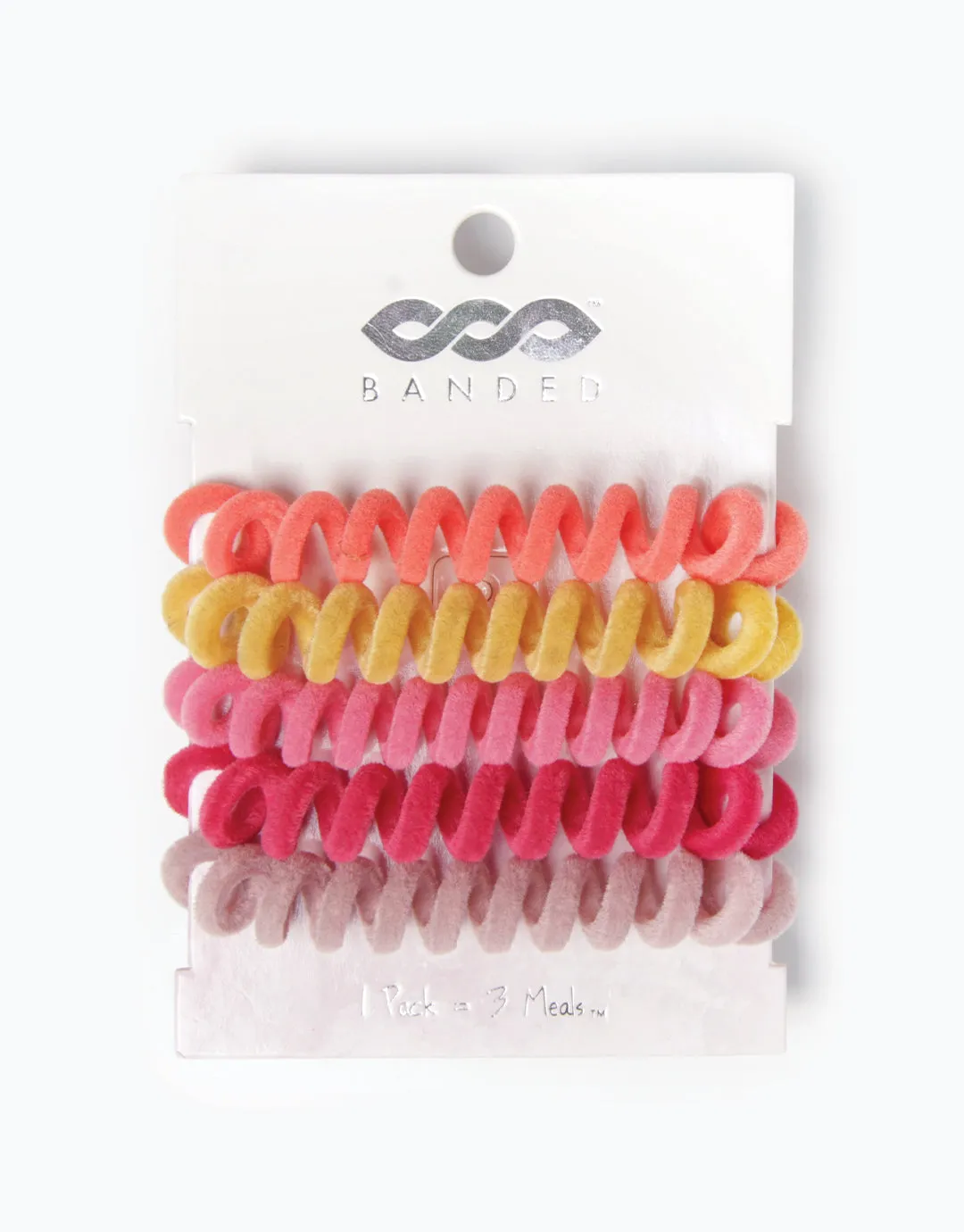 Ombre Sunset - 5 Pack Sueded Hair Cords