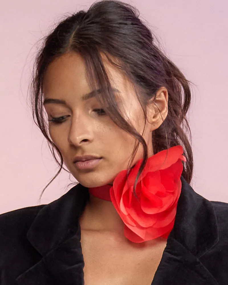 Organza Flower Ties