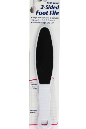 PediFix Pedi-Quick 2-Sided Foot File  Dual Surface for Soft, Smooth Feet