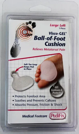 PediFix Visco-GEL Ball-of-Foot Cushion  Cushioned Relief for Forefoot Pain