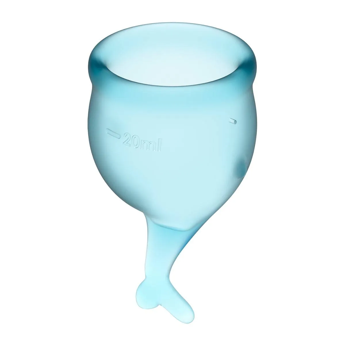 Satisfyer Feel Secure Menstrual Cups Light Blue