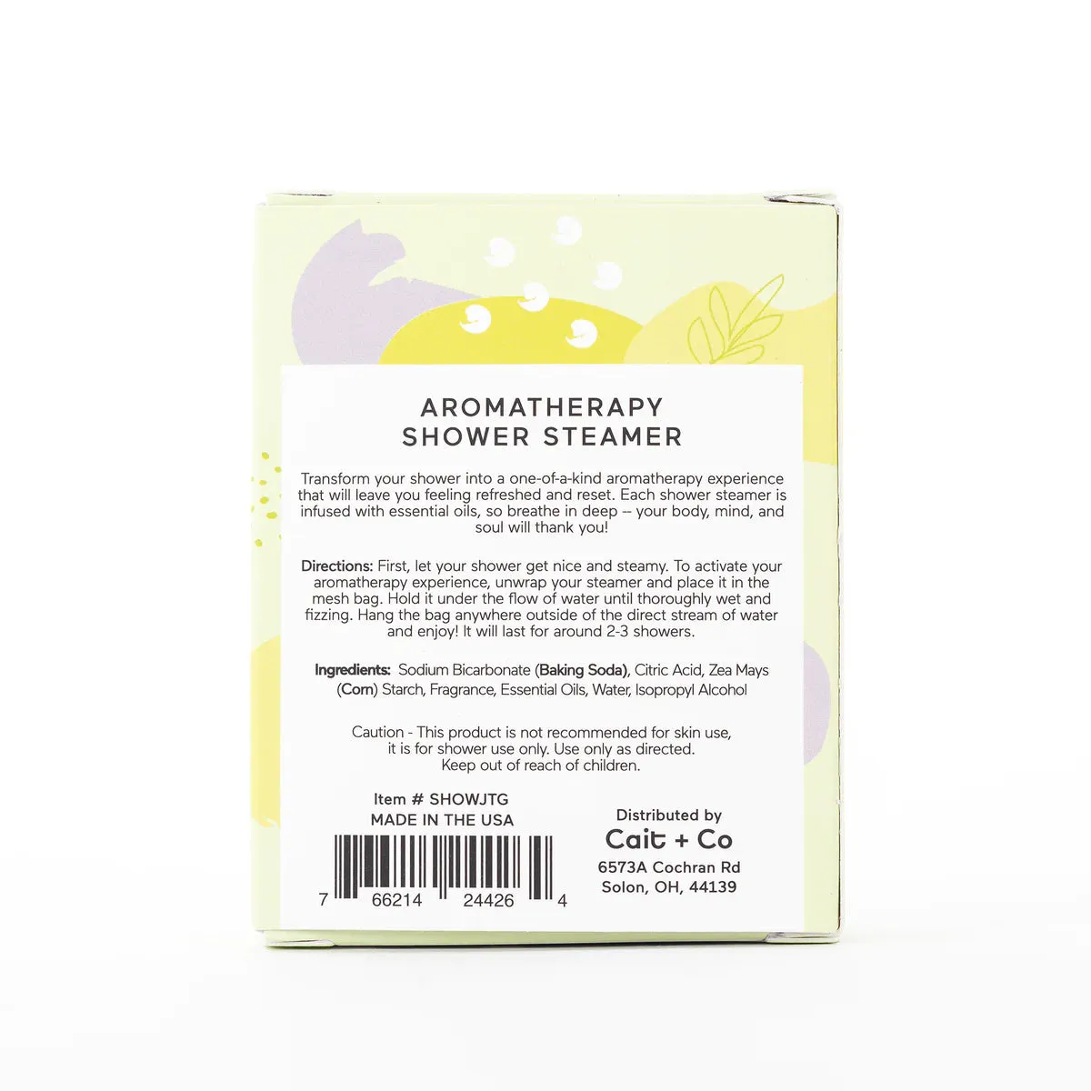Shower Steamers - Jasmine Tea   Ginger
