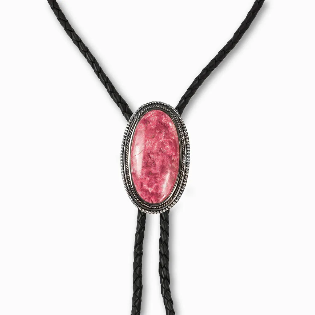 Thulite Bolo-Tie